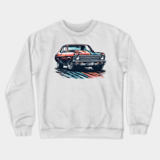 Chevrolet Nova Crewneck Sweatshirt by Vehicles-Art